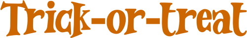 Trick-or-treat